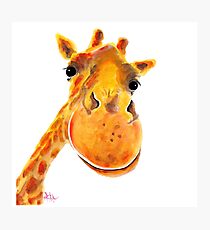GIRAFFE ZOO ANIMAL PRINTS 'BeNNY' GIRAFFE GIFTS VON SHIRLEY MACARTHUR Fotodruck