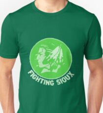 Fighting Sioux in Green Shades Unisex T-Shirt