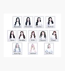 Group loona polaroid Photographic Print
