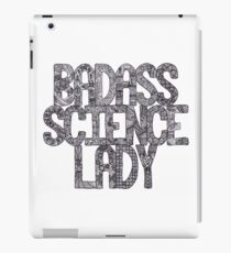 Badass Science Lady iPad Case/Skin