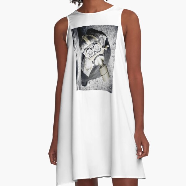 The Gas Mask Guy A-Line Dress
