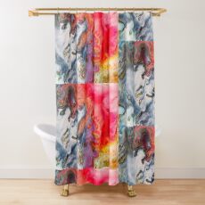 Liquid Colour Shower Curtain