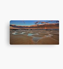 Bar Beach Panorama Canvas Print