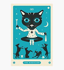 TAROT CARD CAT: THE MAGICIAN Photographic Print