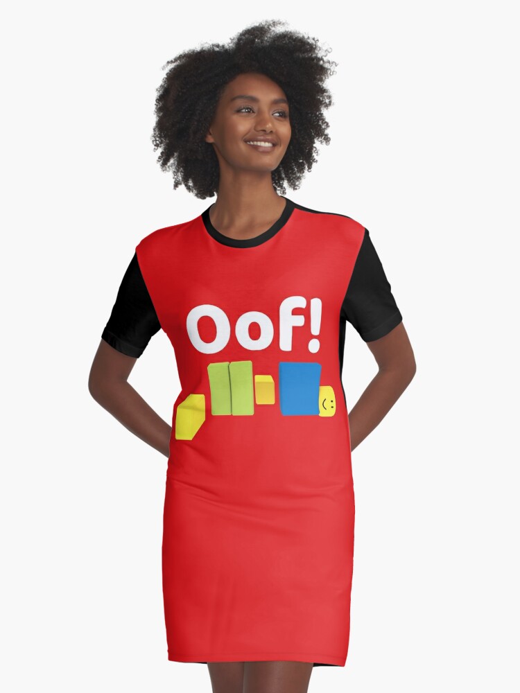 Roblox Oof Gaming Noob Graphic T Shirt Dress By Smoothnoob - roblox oof gaming noob graphic t shirt dress