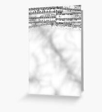 música marble Greeting Card