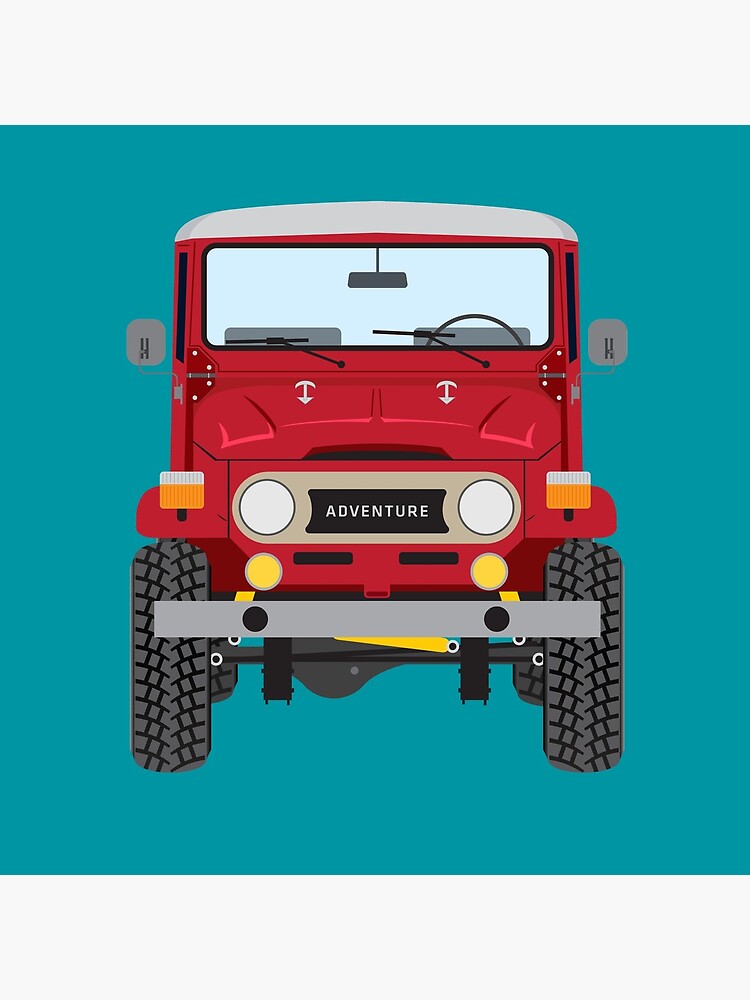 Toyota FJ40 (red) by oldskooldesign