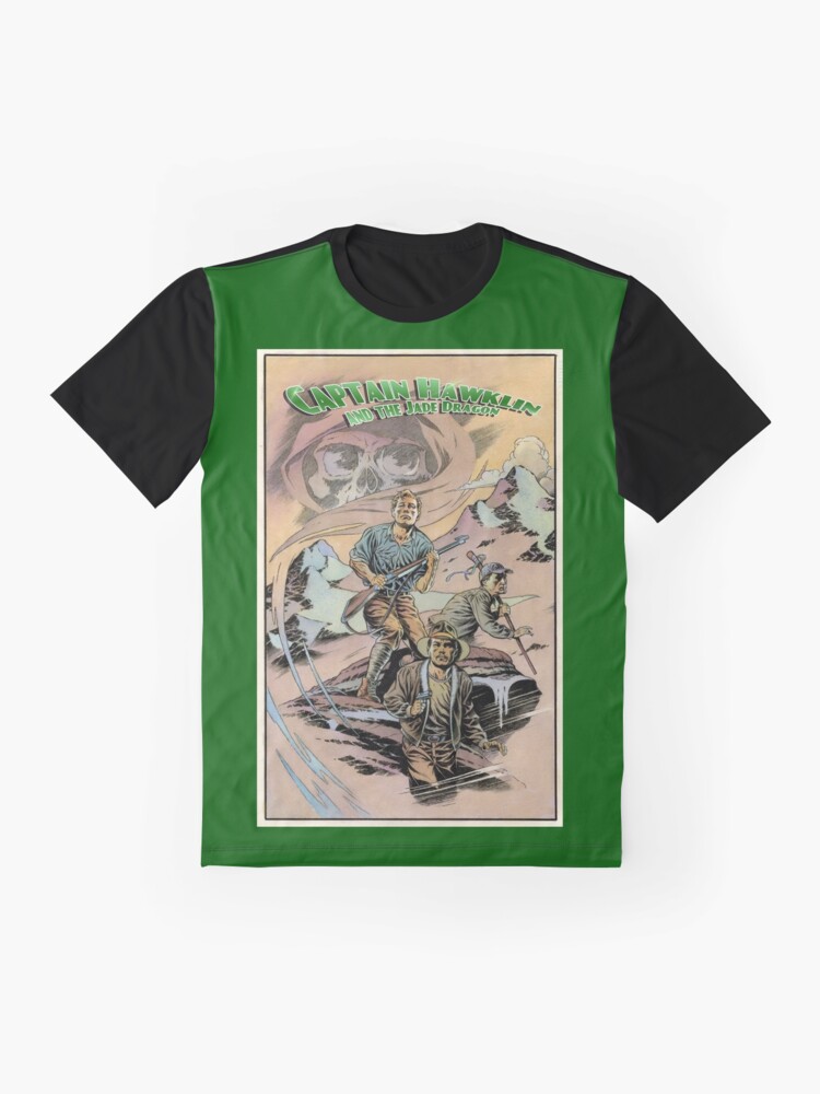 Alternate view of Captain Hawklin - Jade Dragon Graphic T-Shirt