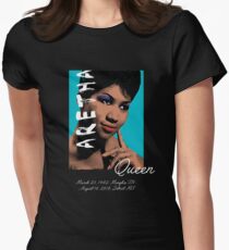 Aretha Queen of Soul RIP Women's Fitted T-Shirt