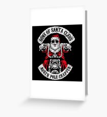 Sons of Anarchy - Biker Santa Greeting Card