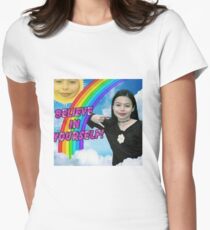 Miranda Cosgrove Tailliertes T-Shirt für Frauen