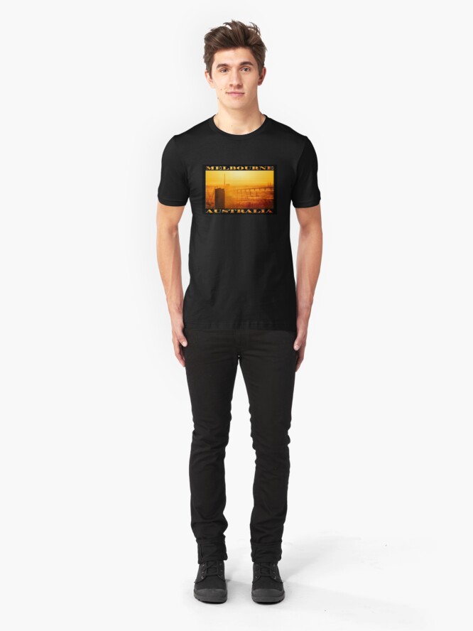 Alternate view of Hot in the City (widescreen poster on black) Slim Fit T-Shirt