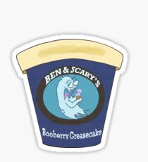 Ben and Scary's-Booberry Greasecake Sticker