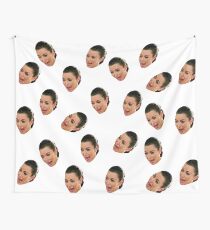 Crying Kim Kardashian Wall Tapestry