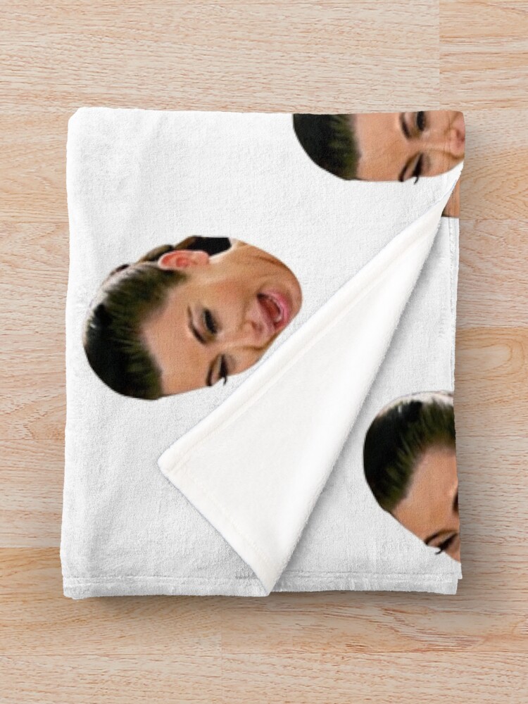 "Crying Kim Kardashian" Throw Blanket by ValentinaHramov Redbubble