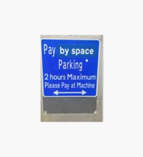 Pay By Space Art Board
