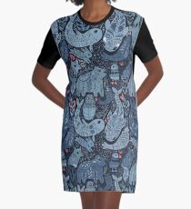 Arctic animals Graphic T-Shirt Dress