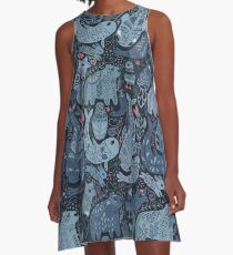 Arctic animals A-Line Dress