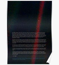 Pale Blue Dot - Voyager 1 ⛔ HQ quality Poster