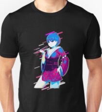 Moe moet Eighties Retro Violet and Purple Unisex T-Shirt