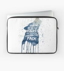 Throw Me To The wolves Laptop Sleeve