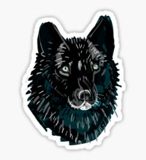 Pegatina Totem Romeo the Wolf pattern