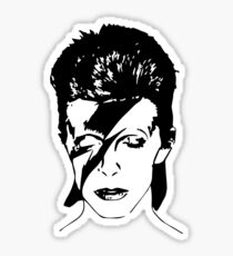 PORTRAIT OF ZIGGY THE STARMAN AND ROCK STAR Sticker