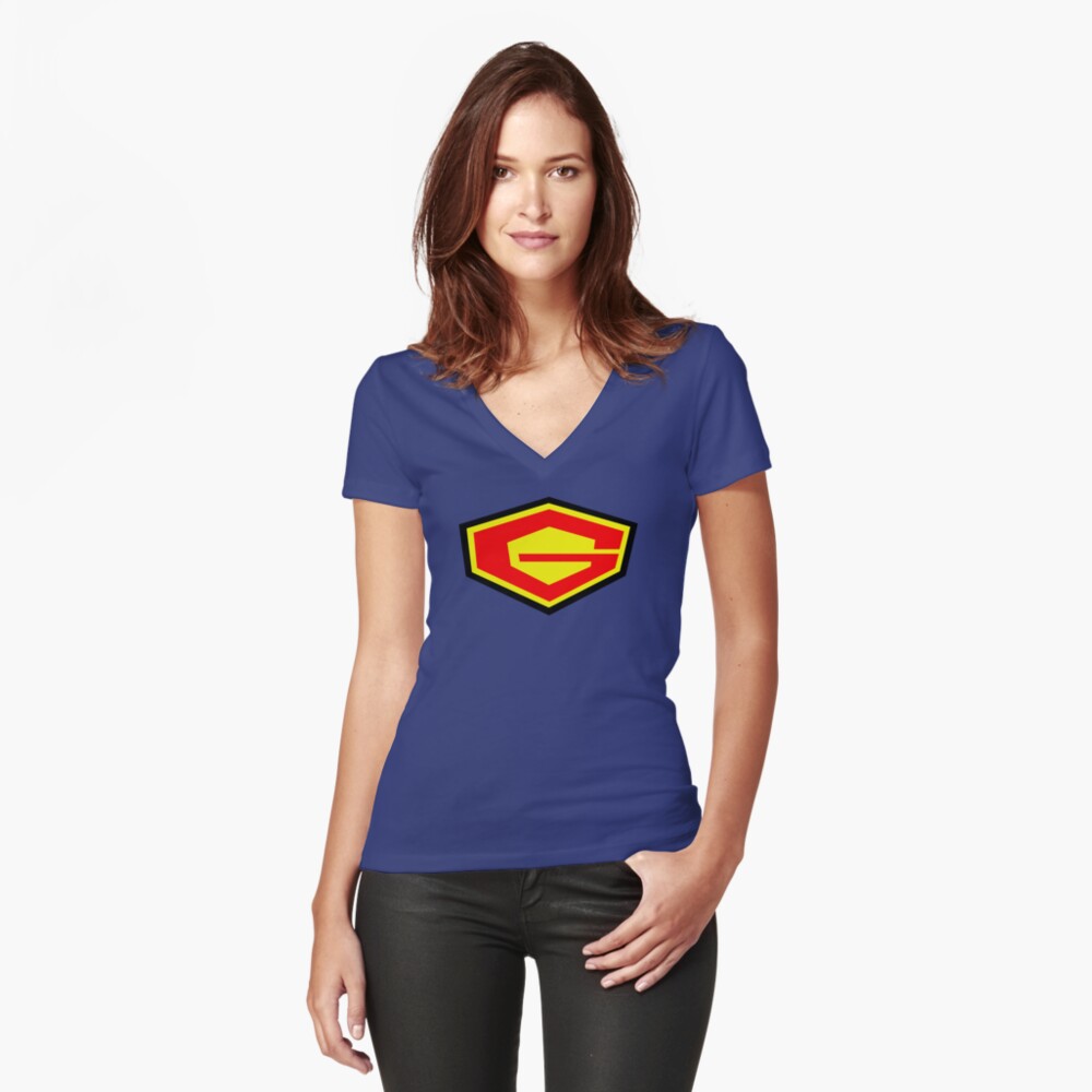 G Force Fitted V-Neck T-Shirt