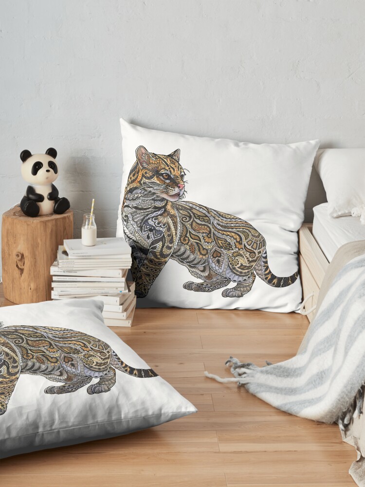 Alternate view of Ocelot Floor Pillow