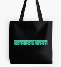 Retro Screen Hackathon Hack Coder Hacking Tote Bag