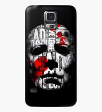 Halloween Mask Typography Case/Skin for Samsung Galaxy