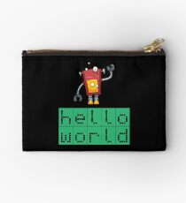 Retro Coding Kids Robot Science Award Studio Pouch