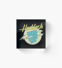 Hackathon 80s Retro Hacklash Team Coders Acrylic Block