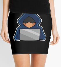 Retro Hack Coder Hacking Hoodie Hacker Mini Skirt