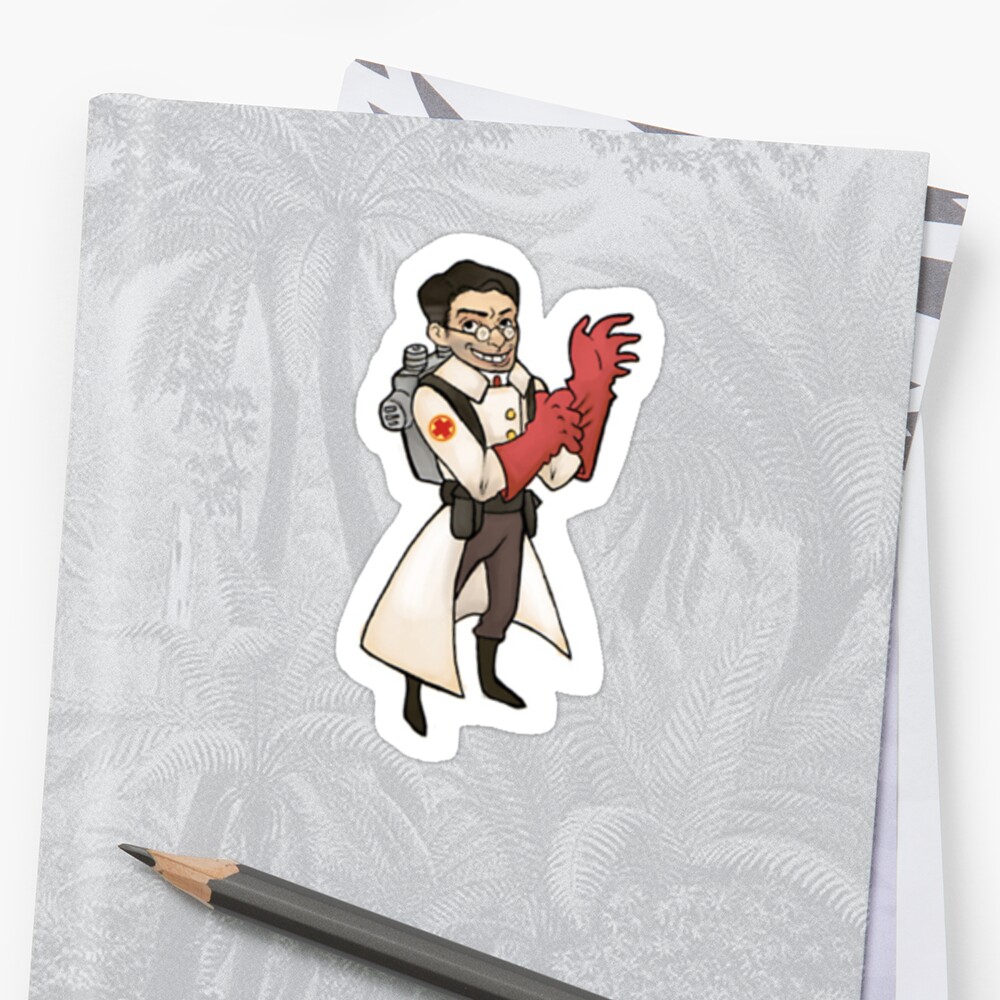 Tf2 Medic Stickers By Sarahlreynolds Redbubble 9592