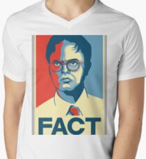 Fact - Dwight Schrute Men's V-Neck T-Shirt