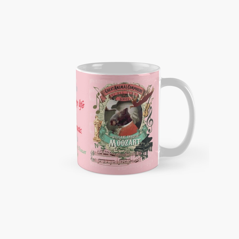 Wolfgang Amadeus Moozart Mozart Moose Music Mug Classic Mug