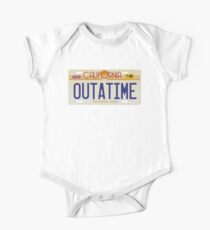 Back to the Future License Plate One Piece - Short Sleeve