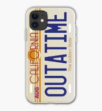Back to the Future License Plate iPhone Case