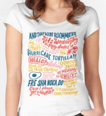 Vine app art Fitted Scoop T-Shirt