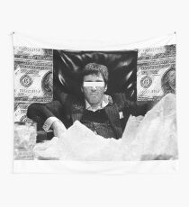 Scarface Black and White Design Wall Tapestry