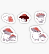 Mushroom People Sticker Set Sticker