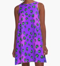 Vestido acampanado Wild Thing Leopard Ultraviolet