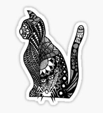 Pegatina Gato de Halloween