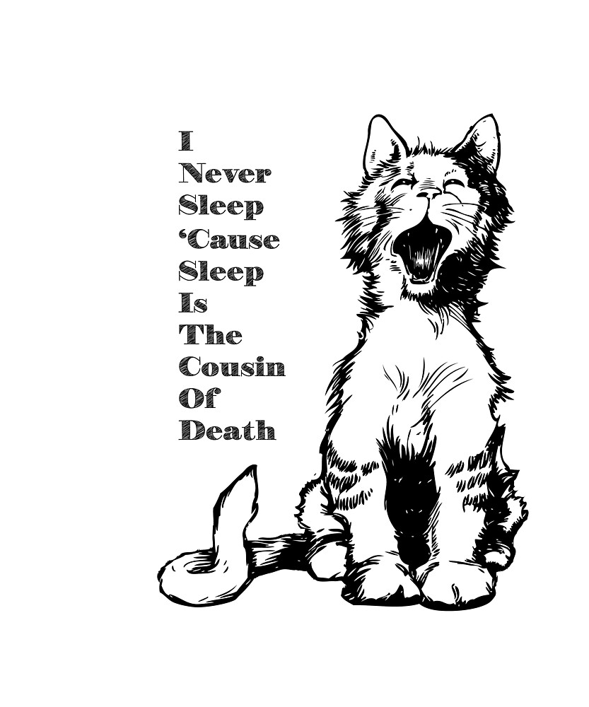 "I Never Sleep 'Cause Sleep Is The Cousin of Death Nas" by Donsean22