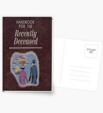 Beetlejuice Handbook For The Recently Deceased Postcards