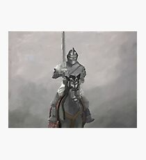 Medieval Knight Photographic Print