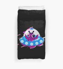 Ufo saucer Eighties Retro Violet and Purple Duvet Cover
