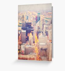 Windy City Lights Greeting Card