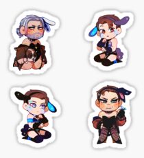 detroit bunny department (detectives) Sticker